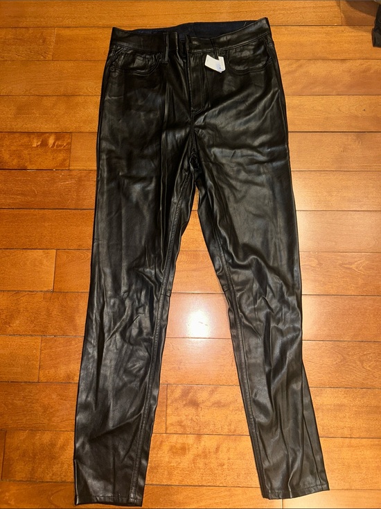 GAP Pants - GAP Faux Leather Leggings - Black